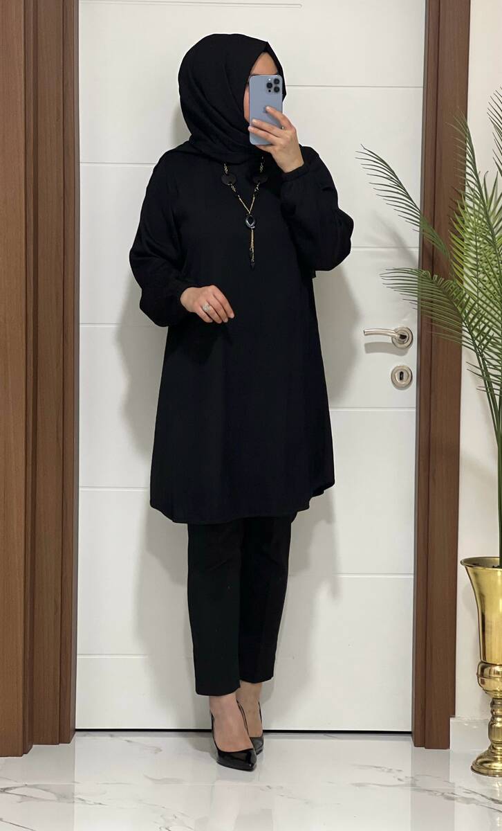 2060 K35 SİYAH ESMA TUNİK - 3
