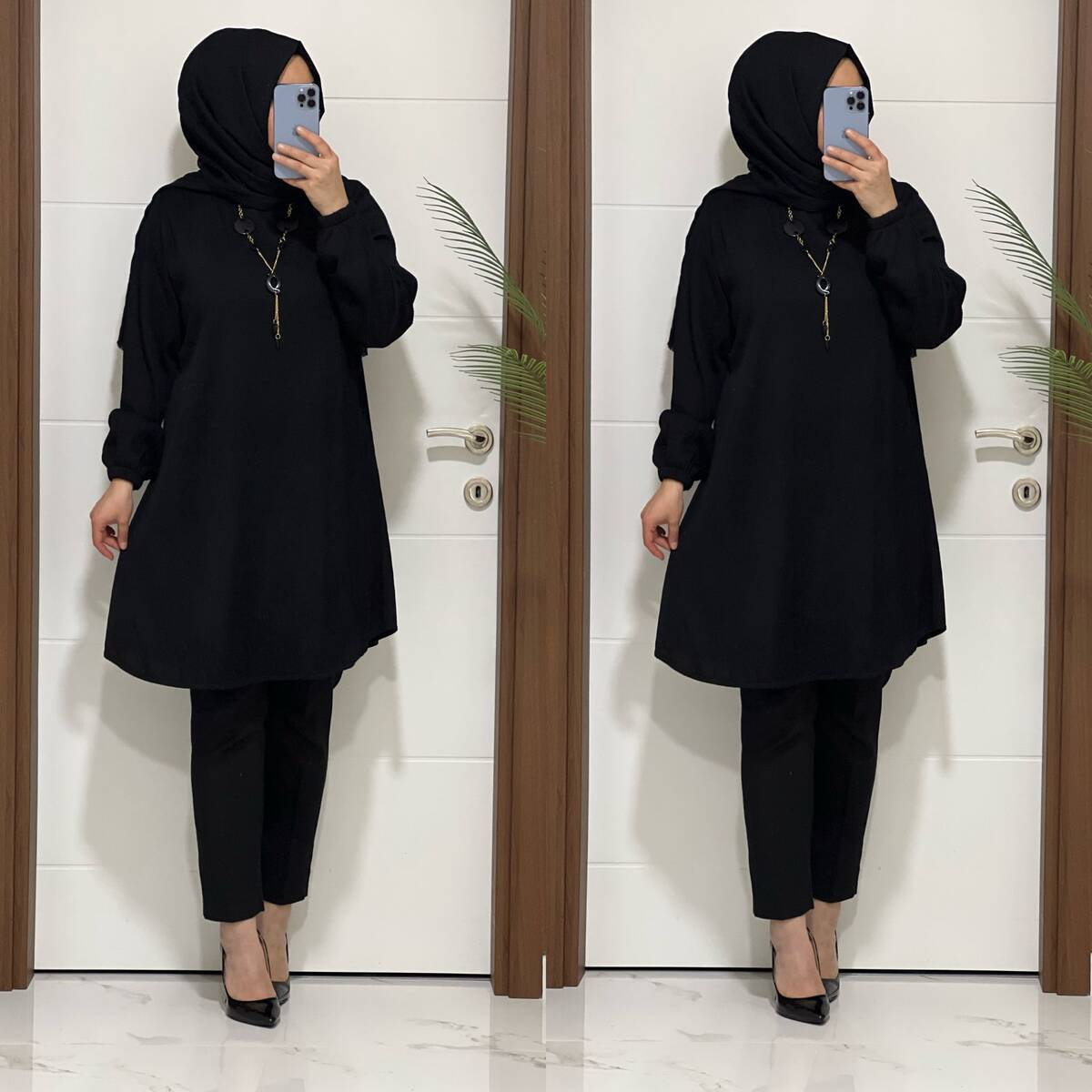 2060 K35 SİYAH ESMA TUNİK - 2