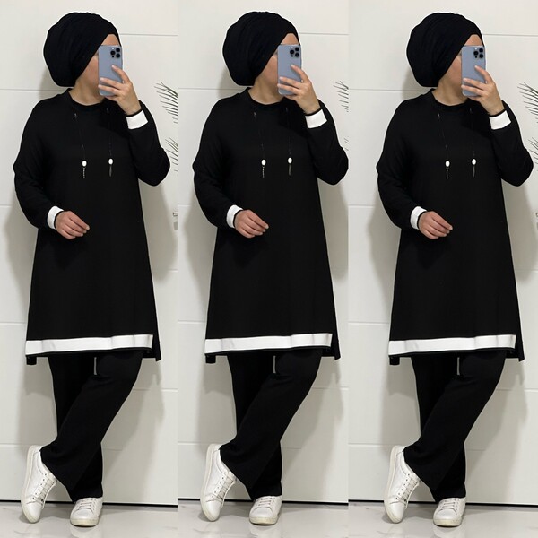 2070 K 60 SİYAH LAVANTA TAKIM - 6
