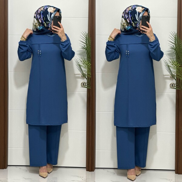 1687 K 90 İNDİGO GÜLCE TAKIM - 3