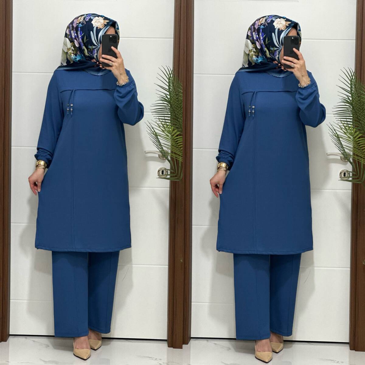 1687 K 90 İNDİGO GÜLCE TAKIM - 4