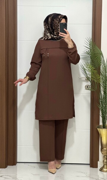 1687 K 90 KAHVERENK GÜLCE TAKIM - 2