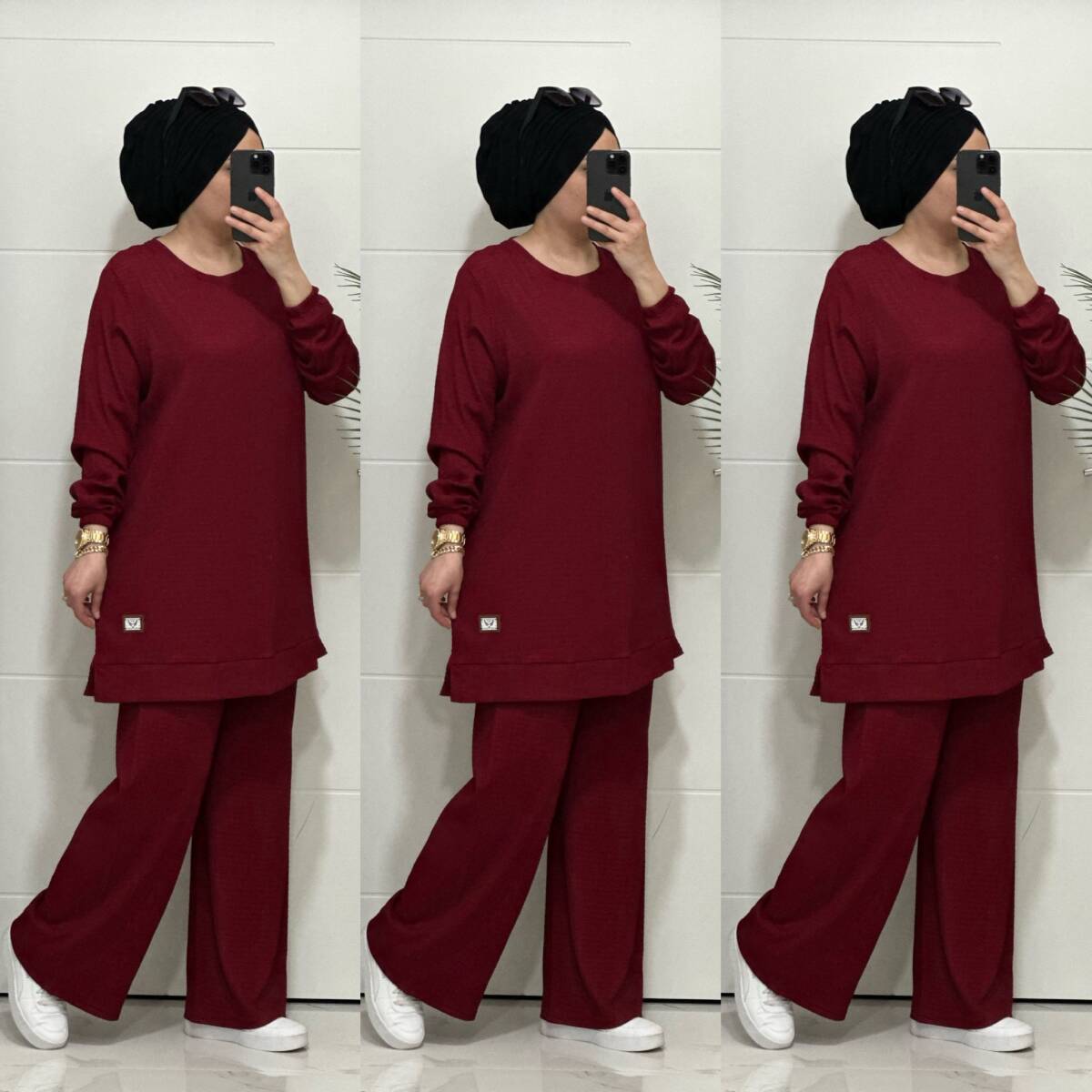 9080 K-80 BORDO ARMALI SPOR TAKIM - 3