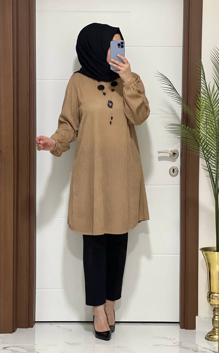 2060 K35 CAMEL ESMA TUNİK - 1