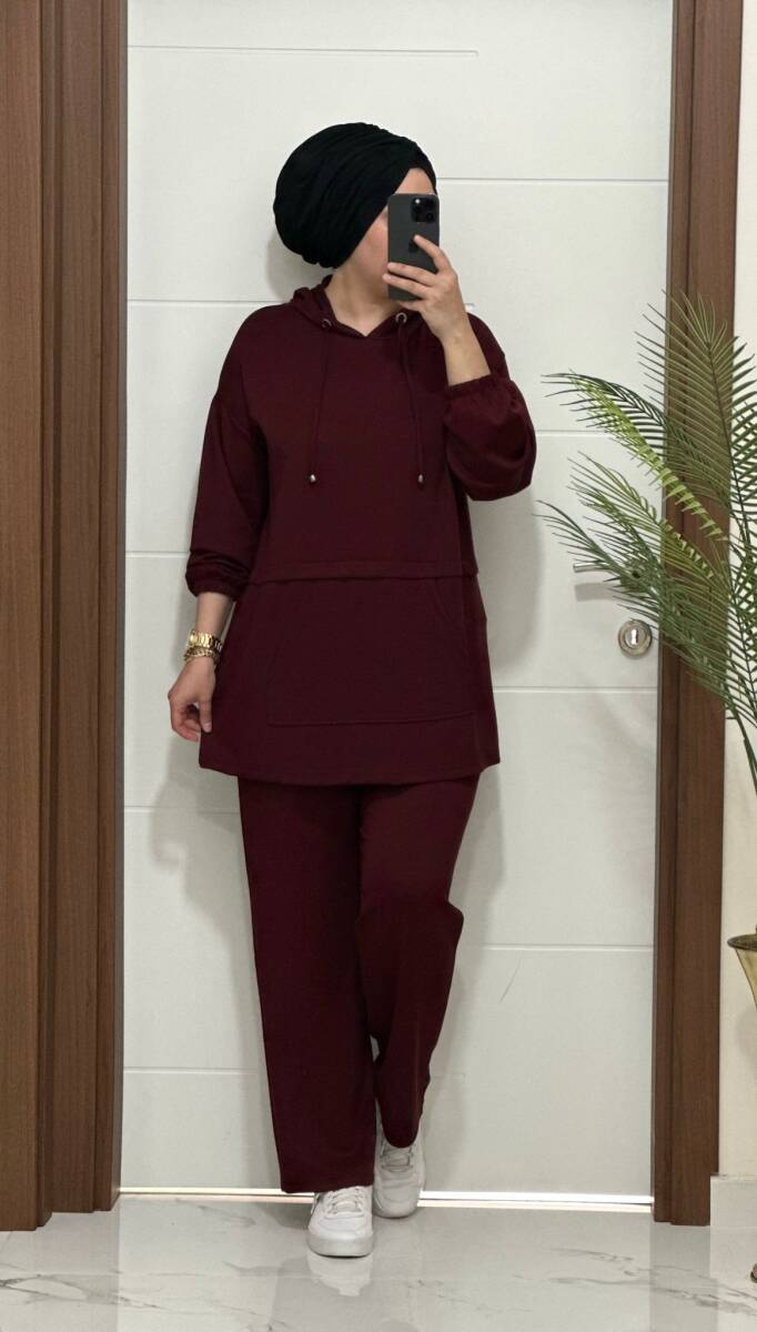 2320 K 120 BORDO KANGURU CEPLİ TAKIM - 2