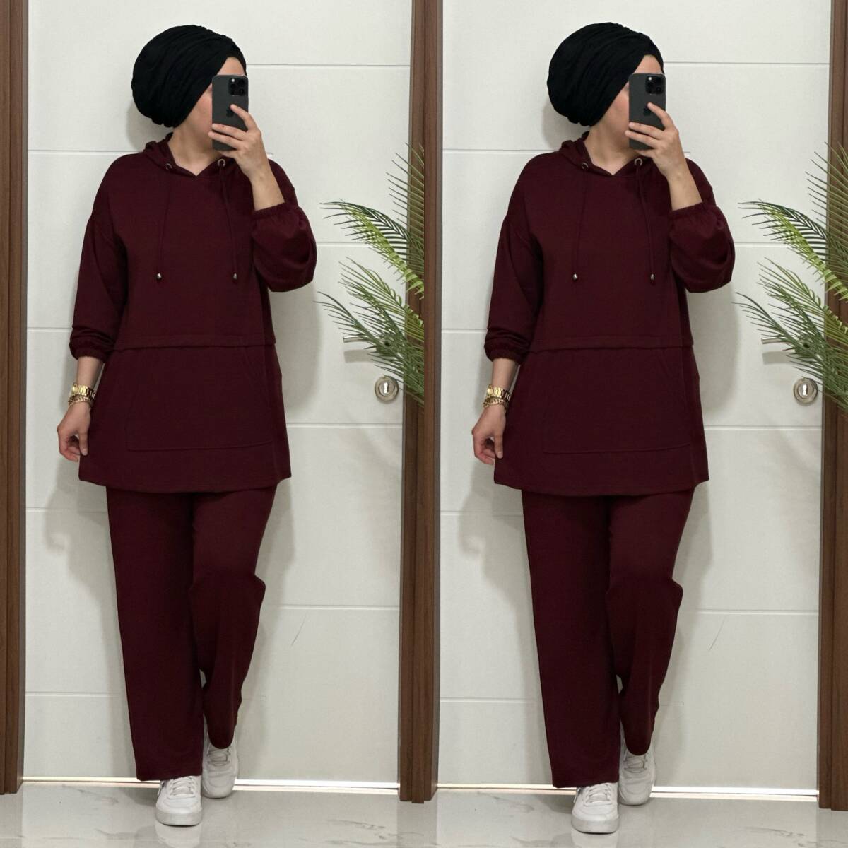 2320 K 120 BORDO KANGURU CEPLİ TAKIM - 3