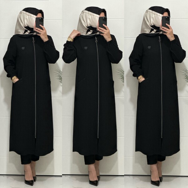 5507 K90 SİYAH SARE KAP - 5