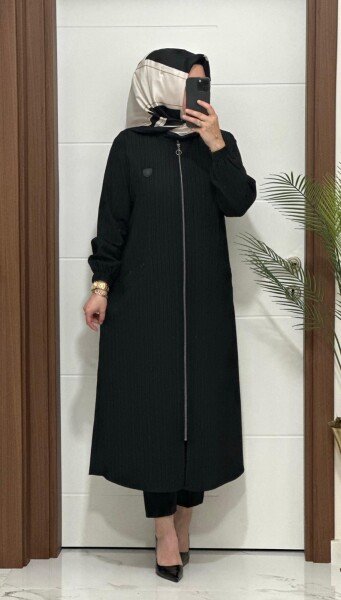 5507 K90 SİYAH SARE KAP - 1