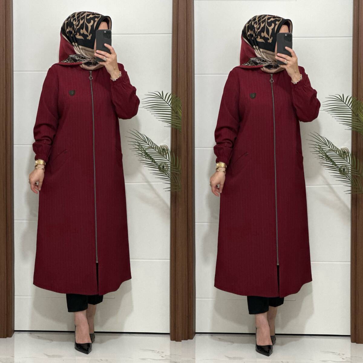 5507 K90 BORDO SARE KAP - 4