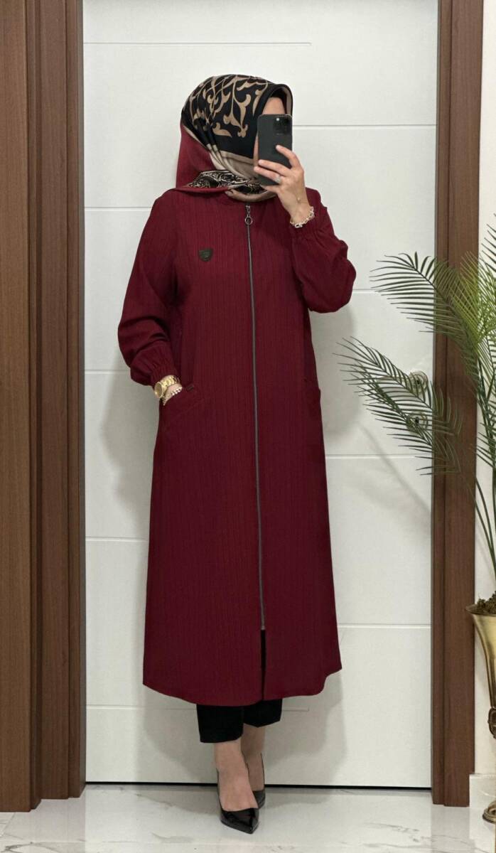 5507 K90 BORDO SARE KAP - 2