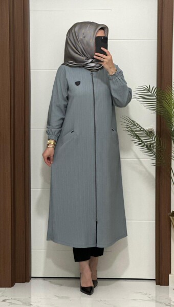 5507 K90 GRİ SARE KAP - 1