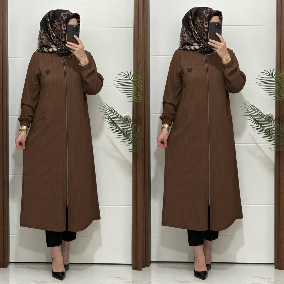 5507 K90 KAHVE SARE KAP - 5