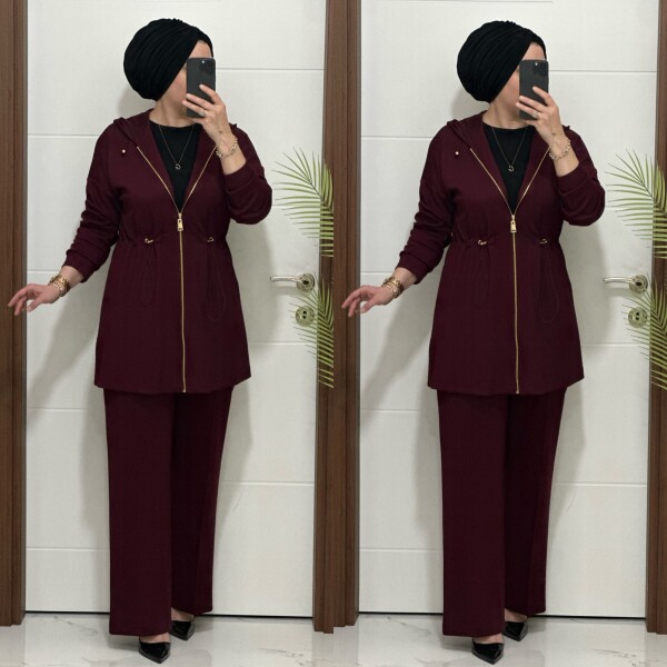 25920 K 180 BORDO ALYA TAKIM - 3