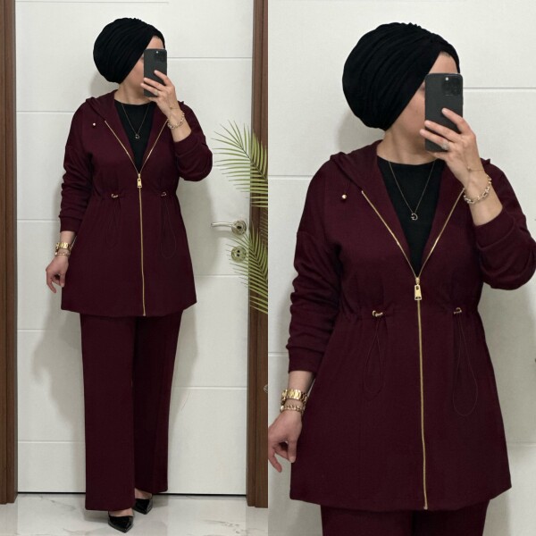 25920 K 180 BORDO ALYA TAKIM - 4