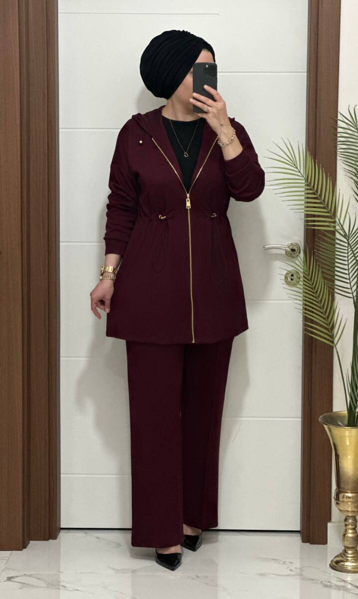 25920 K 180 BORDO ALYA TAKIM - 1