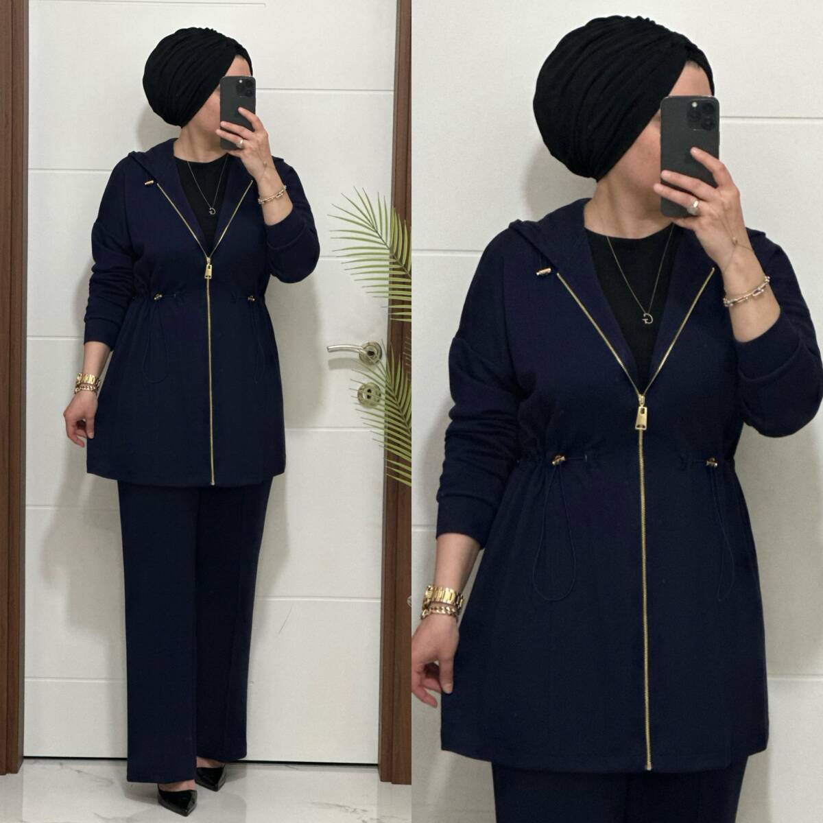 25920 K 180 LACİVERT ALYA TAKIM - 3