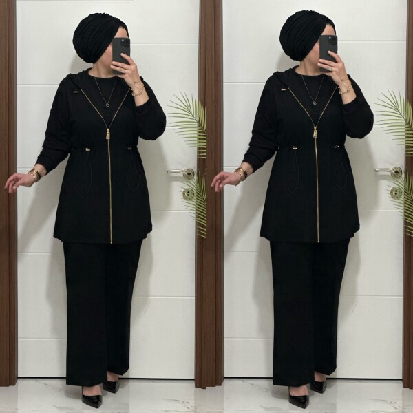 25920 K 180 SİYAH ALYA TAKIM - 6