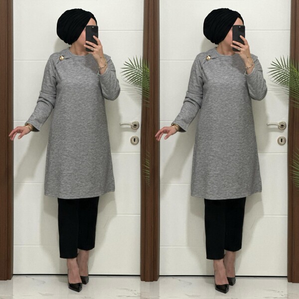 2600 K 80 GRİ OPEL TRİKO TUNİK - 4