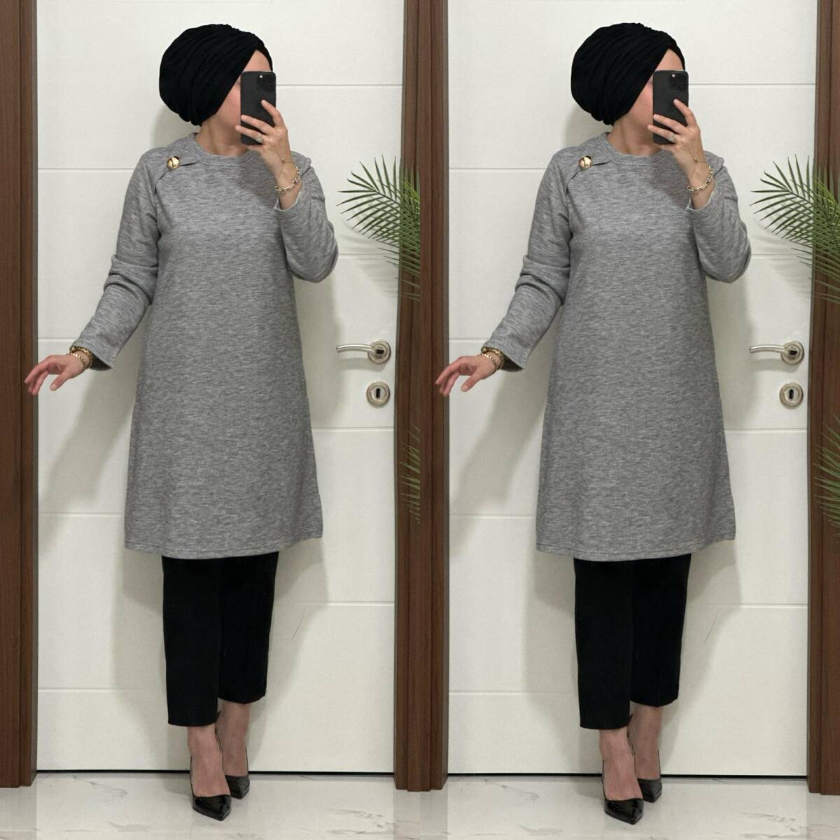 2600 K 80 GRİ OPEL TRİKO TUNİK - 4