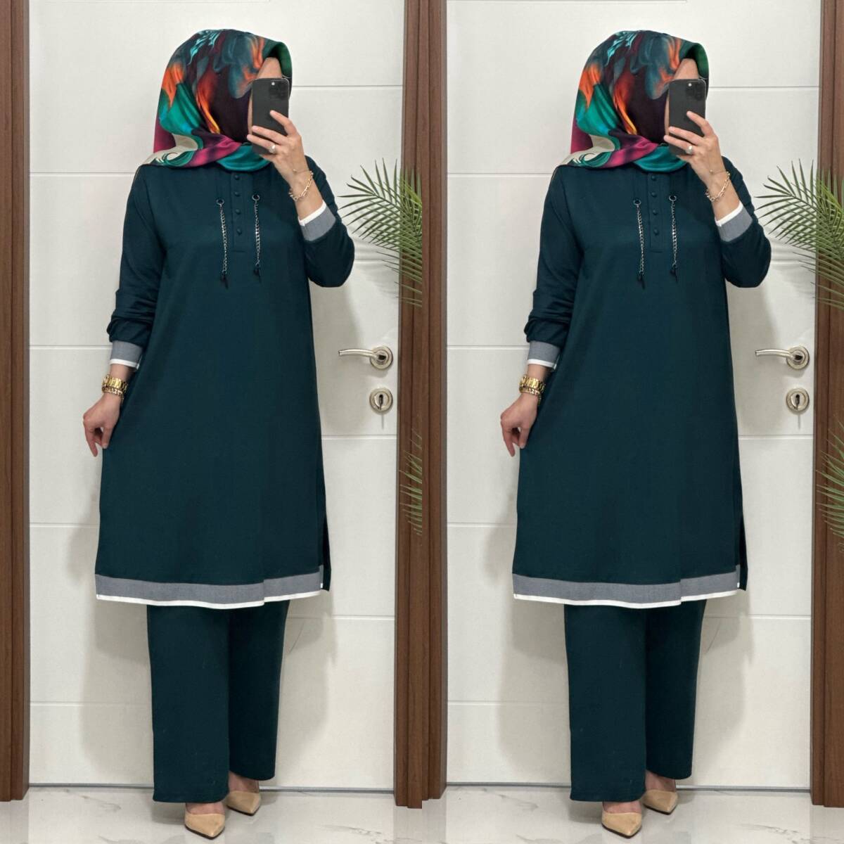 2661 K 125 PETROL ZİNCİRLİ RİBANALI TAKIM - 2