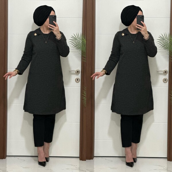 2600 K 80 ANTRASİT OPEL TRİKO TUNİK - 3