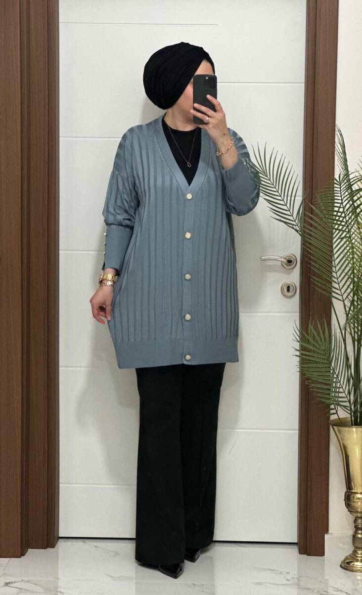 3311 K 50 GRİ PINAR TRİKO HIRKA - 1