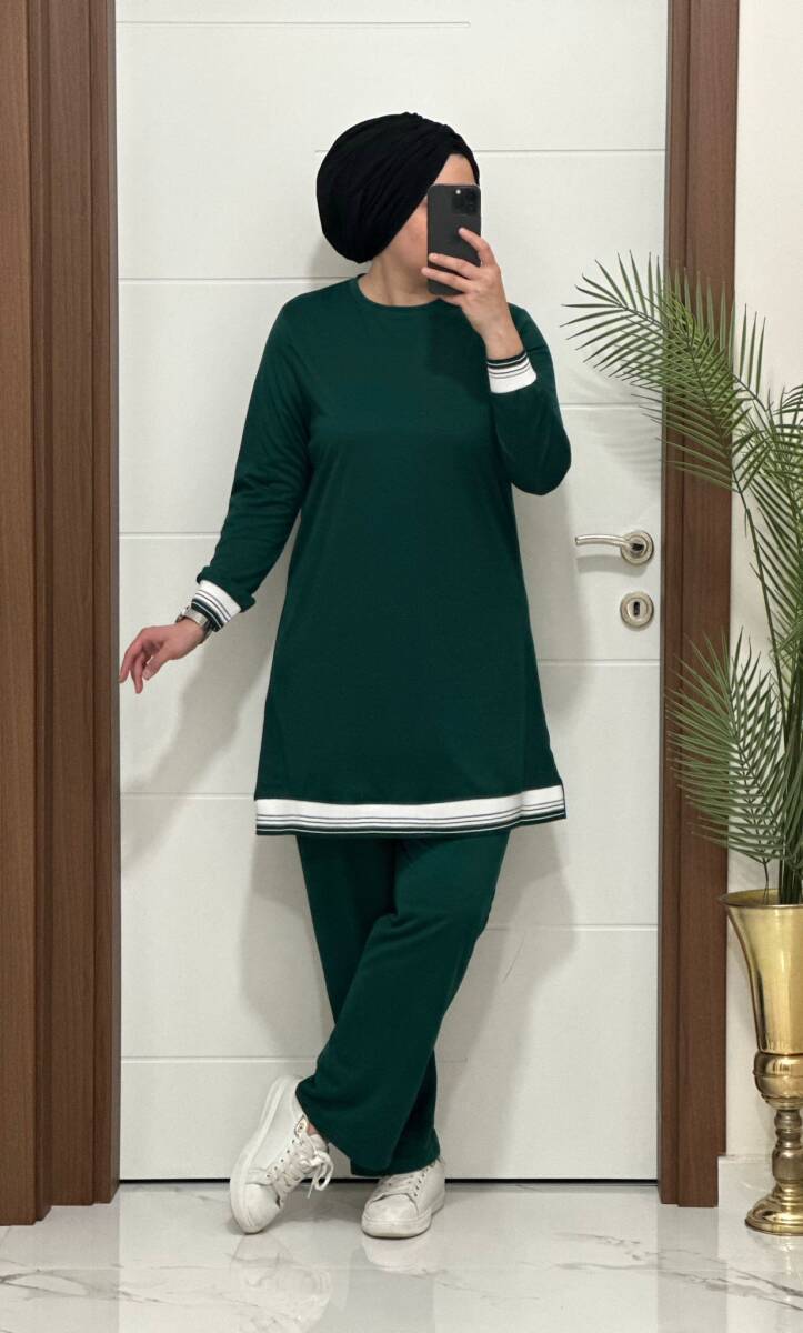 4580 K 70 YEŞİL RİBANALI SPOR TAKIM - 1