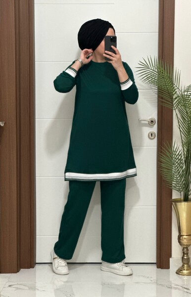 4580 K 70 YEŞİL RİBANALI SPOR TAKIM - 3