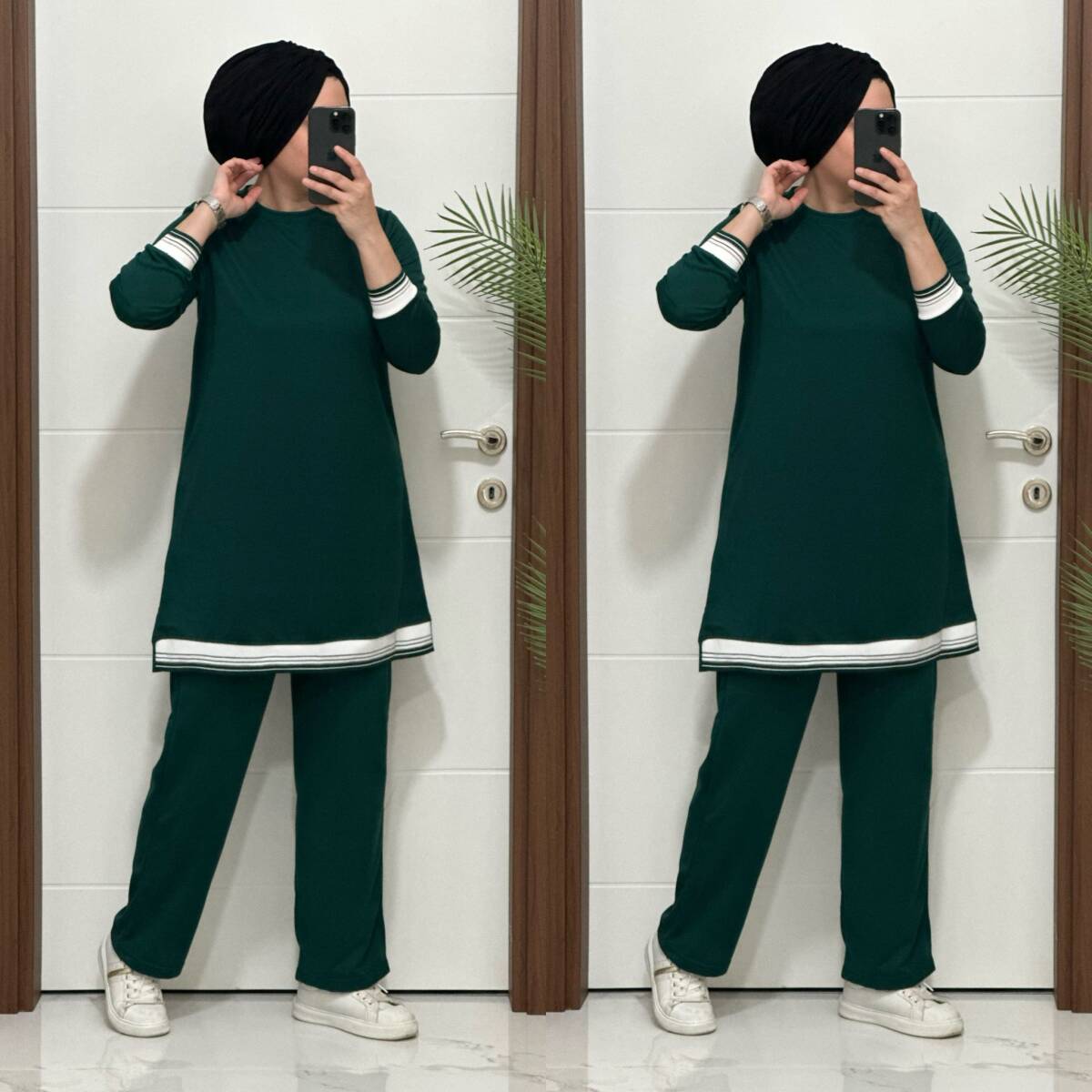 4580 K 70 YEŞİL RİBANALI SPOR TAKIM - 4