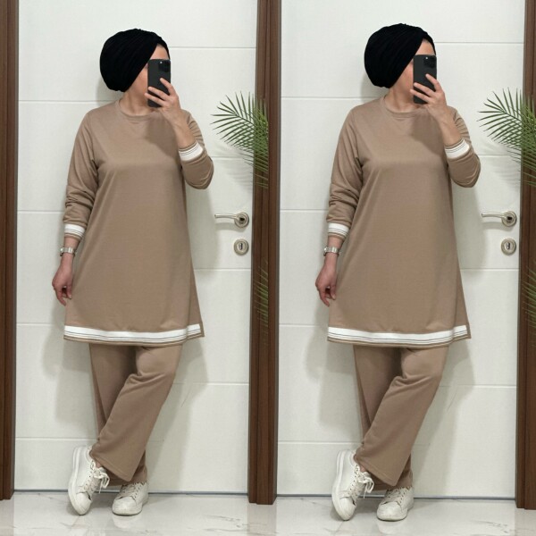 4580 K 70 VİZON RİBANALI SPOR TAKIM - 3