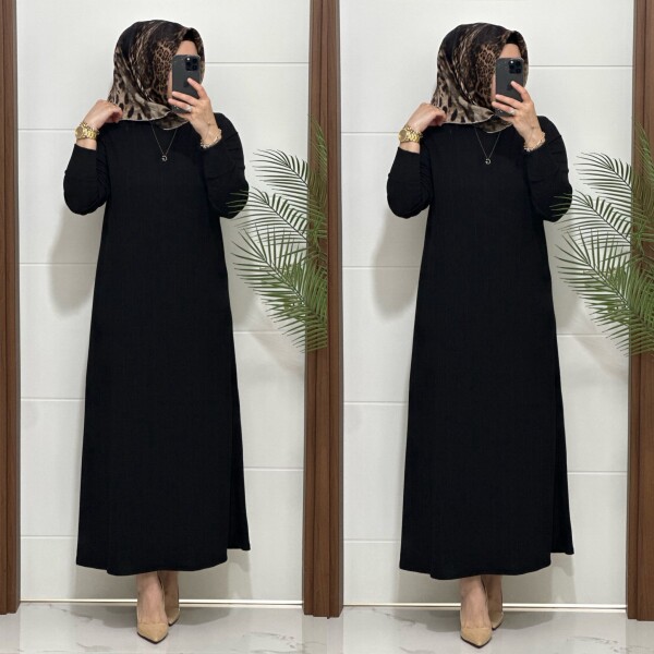 F13 K 90 SİYAH NADİDE ELBİSE - 3