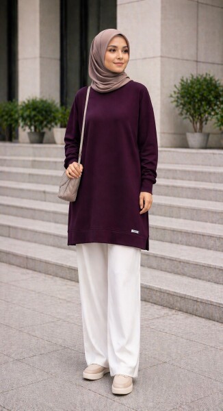 6801 K 60 MÜRDÜM SPOR TUNİK - MODA ALMİRA