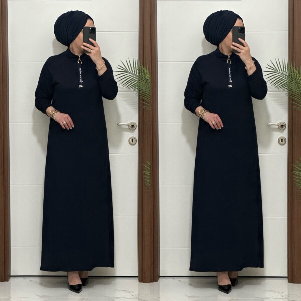 9835 K 150 LACİVERT SPOR ELBİSE - 4