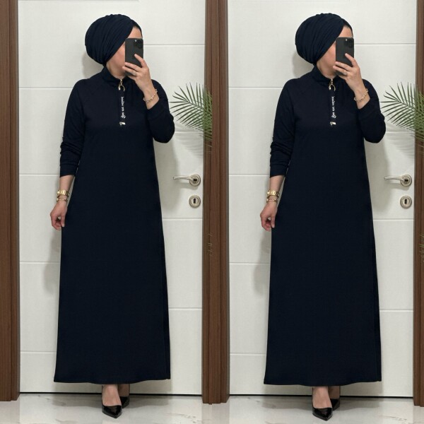 9835 K 150 LACİVERT SPOR ELBİSE - 3